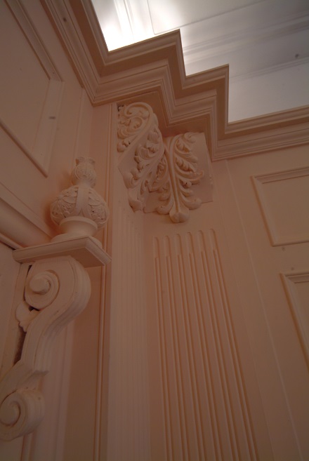 Fancy detailing to match panelling