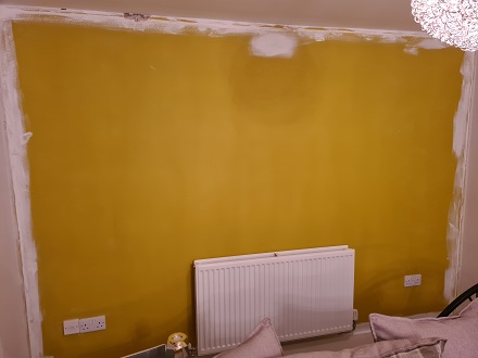 Customer photo of shaker kit wall panelling