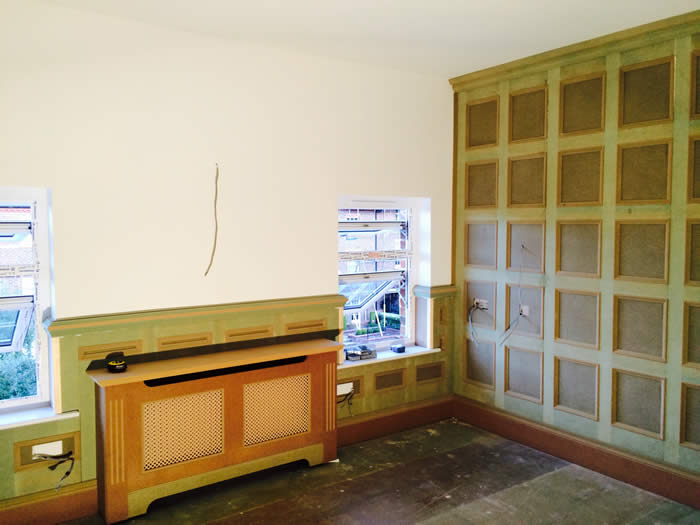 beaded panelling