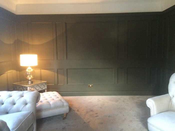 full height beaded panelling