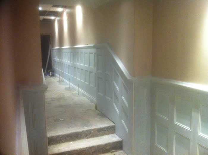 annan pub wall panelling