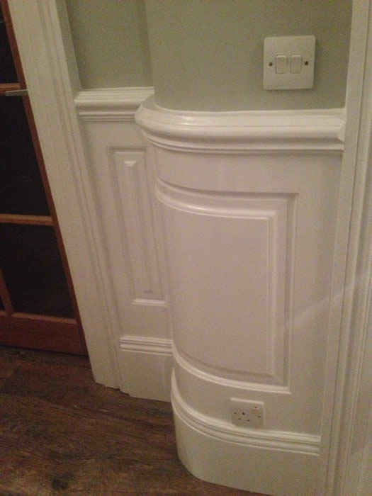 curved panelling by wall panelling experts