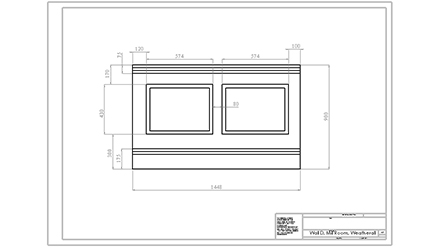 Dimensions for Wall D