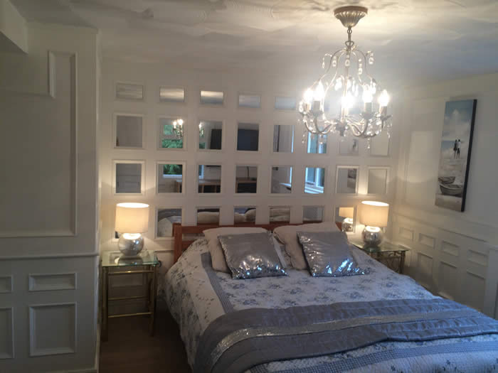 full height bedroom panelling
