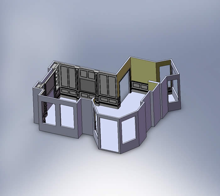 architectural personalised panellign drawings 