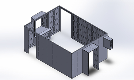 Dimensions for Wall D
