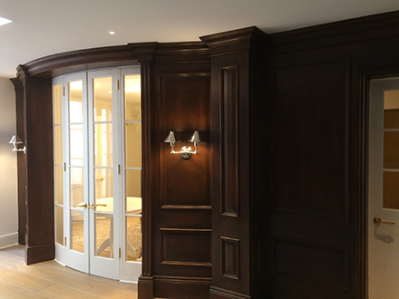 Secret Panels Within Wall Panelling
