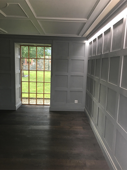 Secret Panels Within Wall Panelling