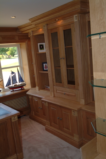 oak bookcases