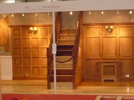 oak feature wall wall panelling