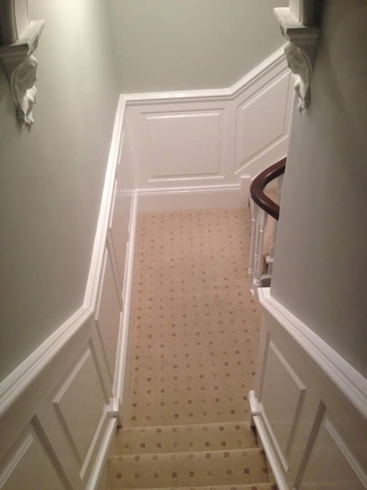 panelling going downstairs