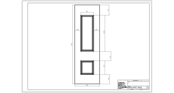 plonk it on beading drawings by wall panelling experts