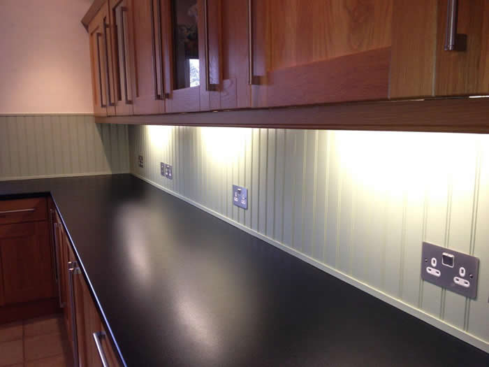 read and bead panelling instead of tiles