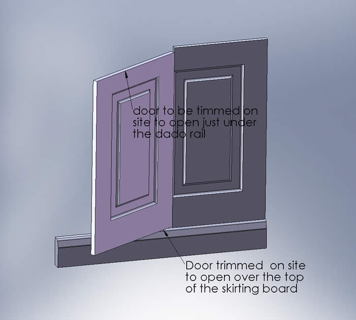 secret panelled doors