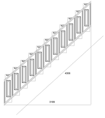 wall panelling kit for stairs georgian style
