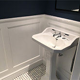 wall panelling for cloakroom made in Britain