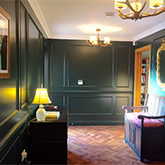 entrance hall beaded wall panelling