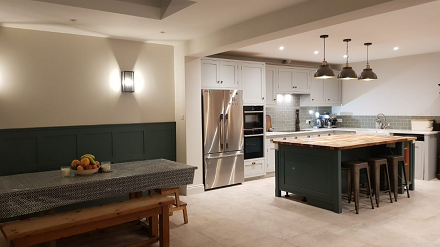 Shaker panelling for kitchen.